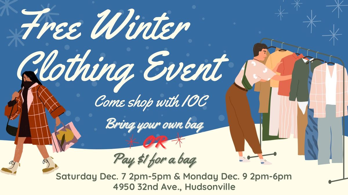 Winter Clothing Event 2024