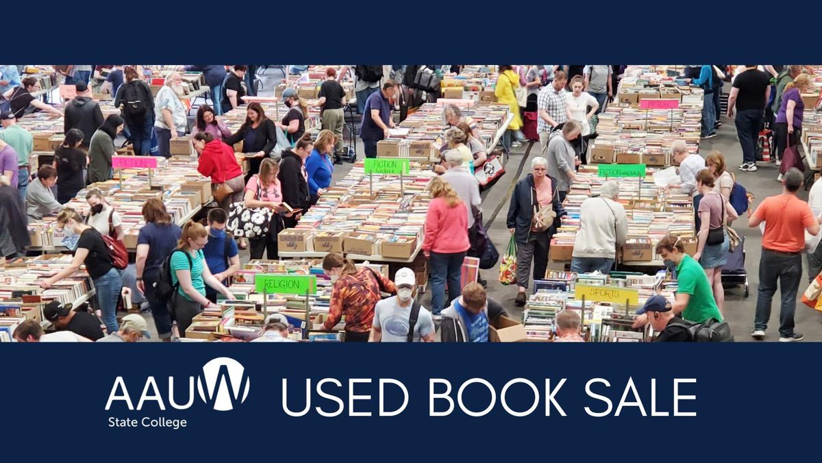 AAUW State College USED BOOK SALE - 2024
