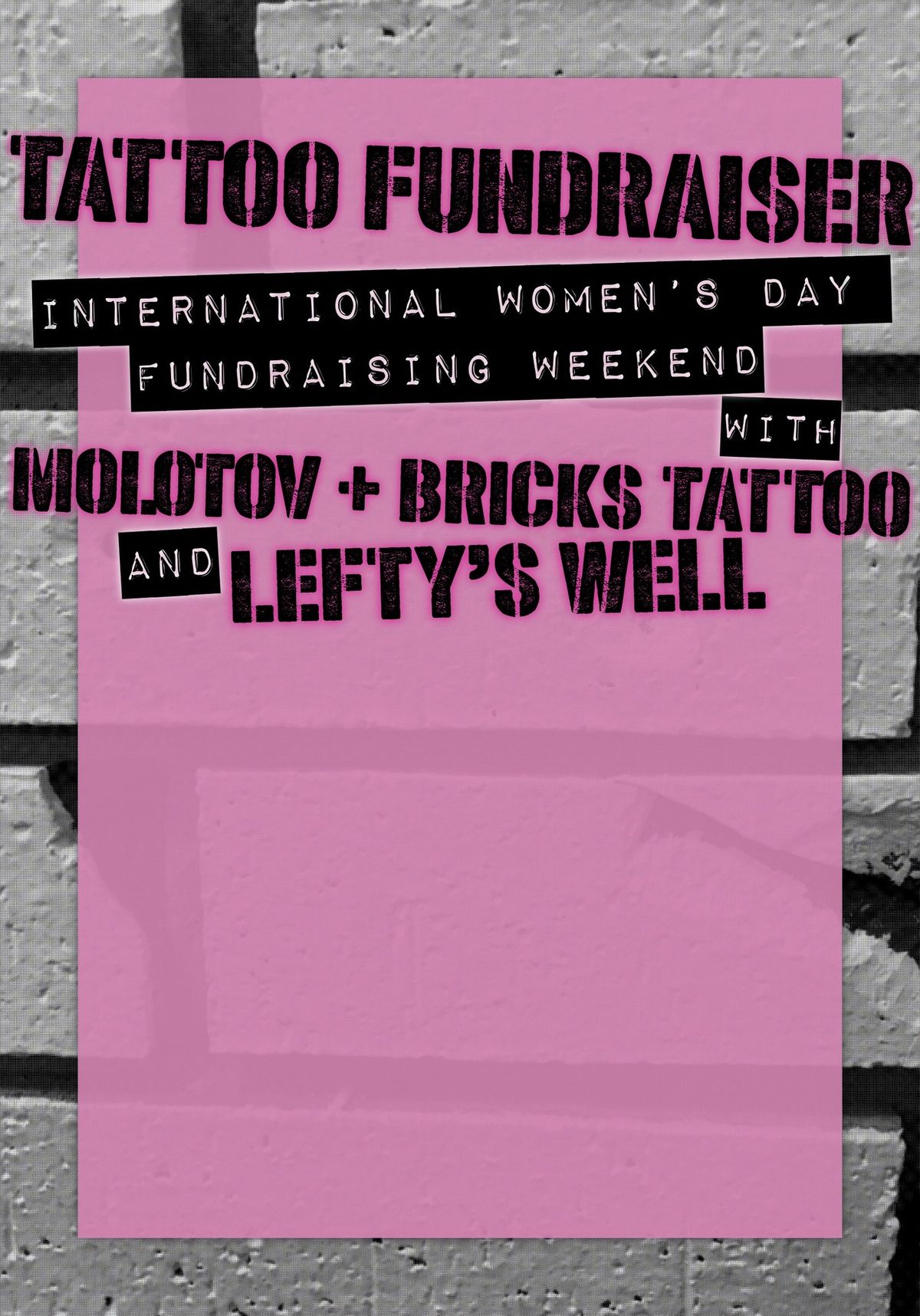 International Women\u2019s Day 2025 TATTOO FUNDRAISER