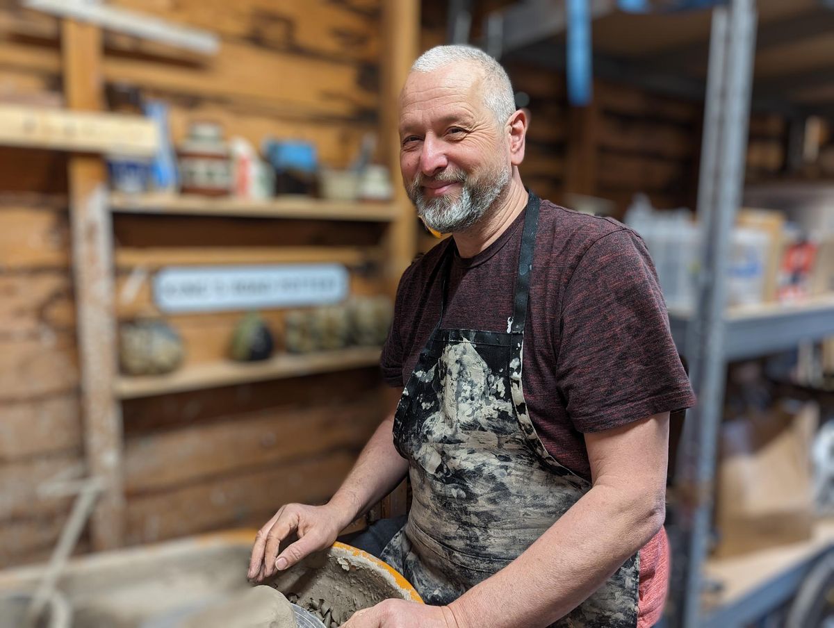 Tile making With finalist Dave from the Great Pottery Throw Down