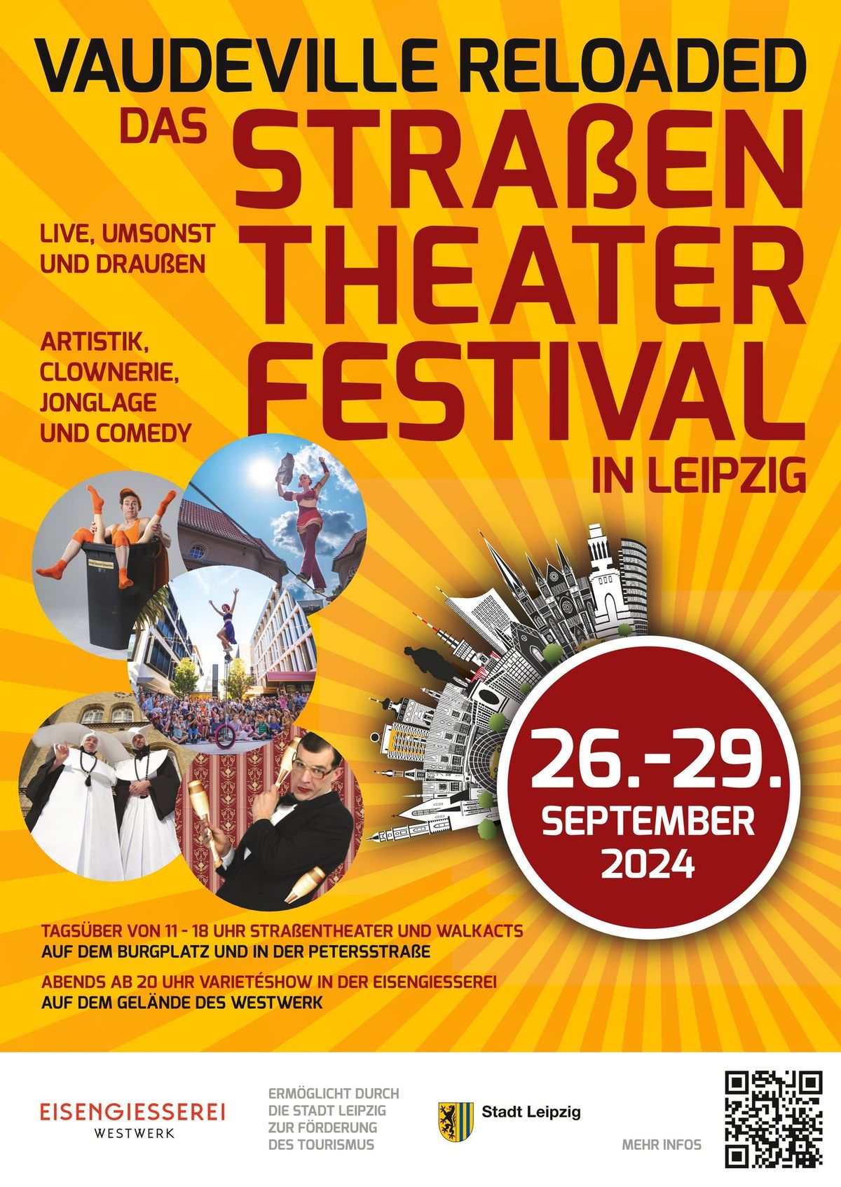 Vaudeville Reloade - DAS Stra\u00dfentheaterfestival f\u00fcr Leipzig!