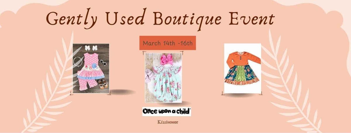 Gently Used Boutique Event