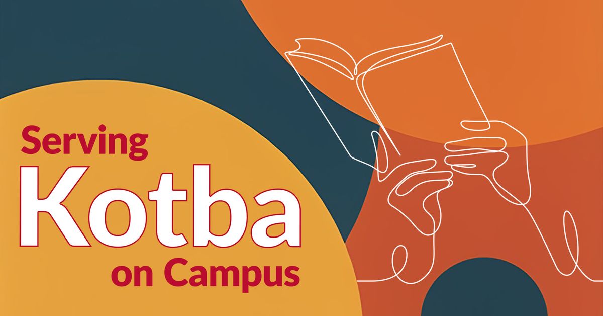 Serving Kotba on Campus