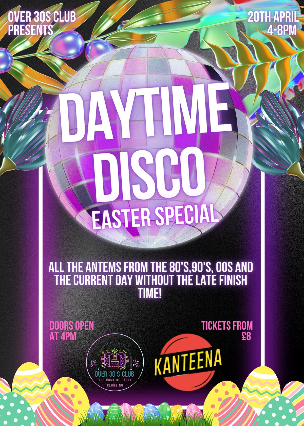 Over 30s Club Presents Daytime Disco - Lancaster Holiday Special 