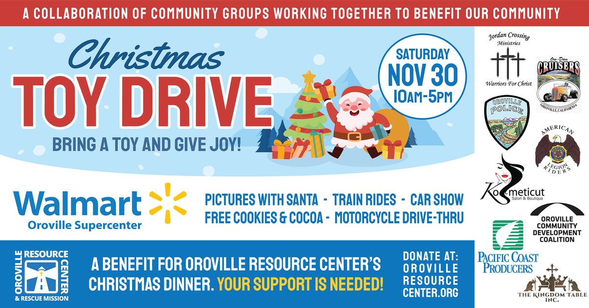 CHRISTMAS TOY DRIVE (to benefit ORC's Community Dinner)