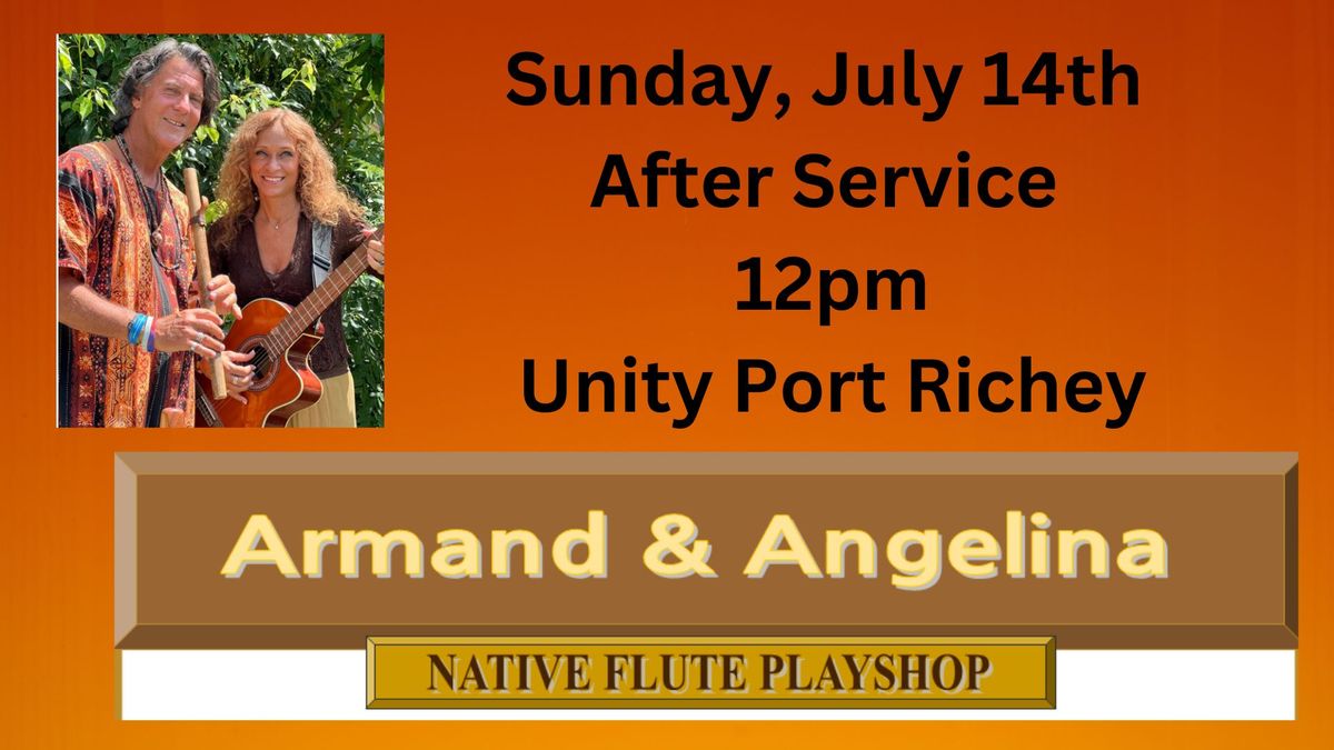 Learn to Play the Native Flute Workshop with Armand and Angelina!