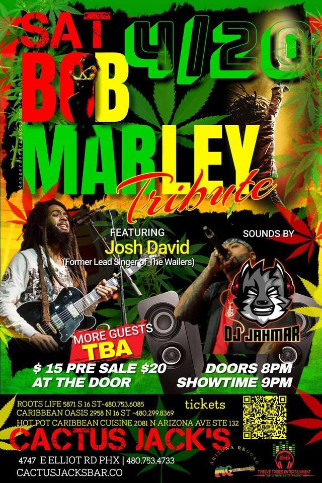 420 Bob Marley Reggae Tribute