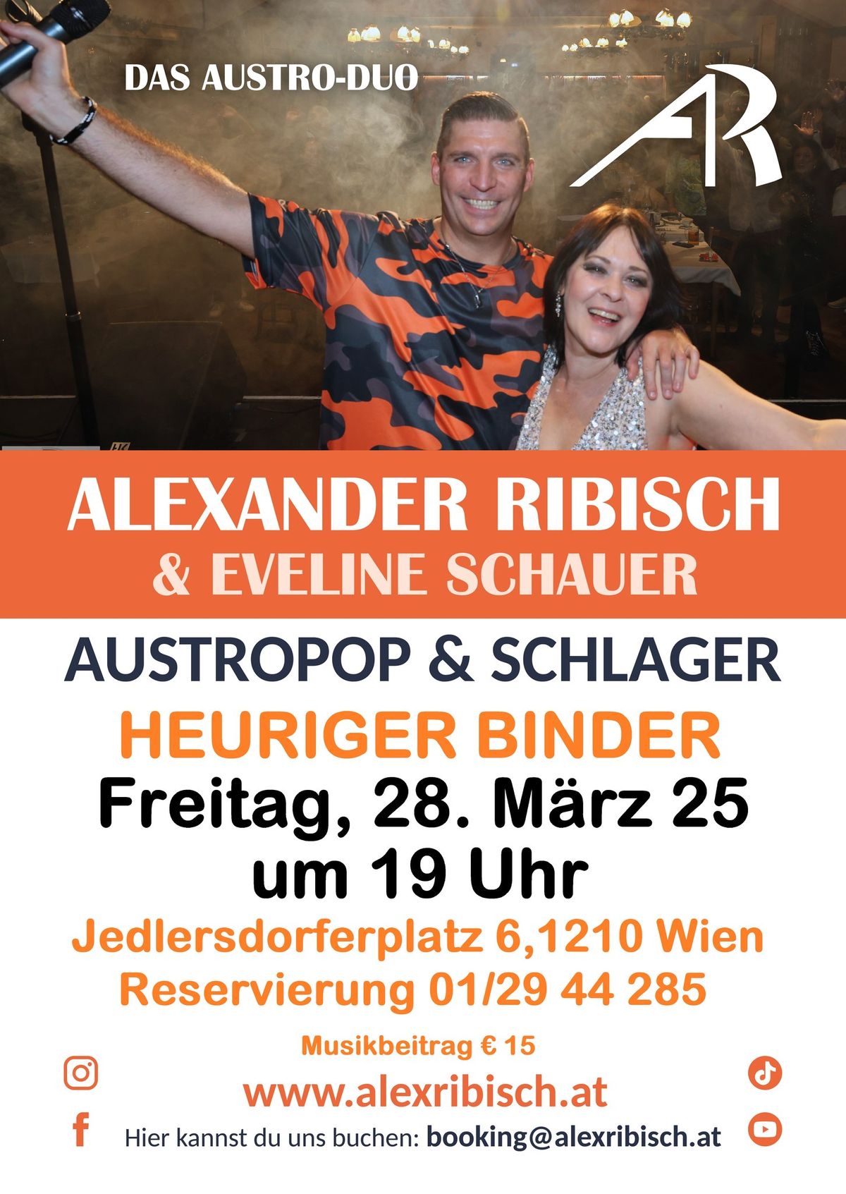 Alex Ribisch & Eveline Schauer LIVE beim Heurigen Binder