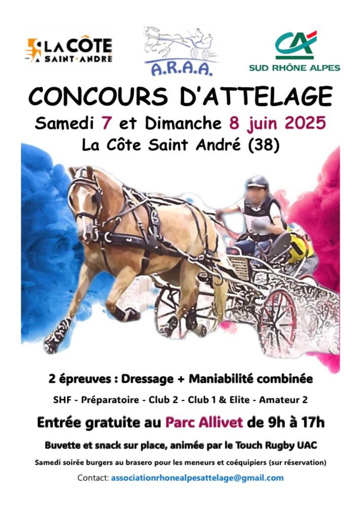 Concours d\u2019attelage La C\u00f4te Saint Andr\u00e9 