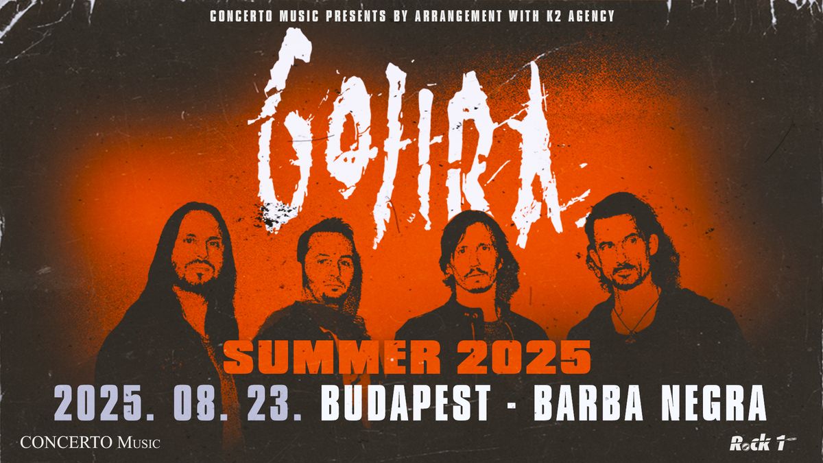 GOJIRA | BARBA NEGRA Budapest | 23\/08\/2025 | PREVOZ iz Beograda