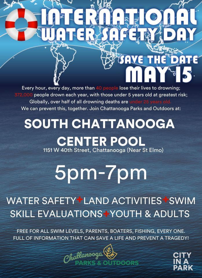 International Water Safety Day , South Chattanooga Recreation Center