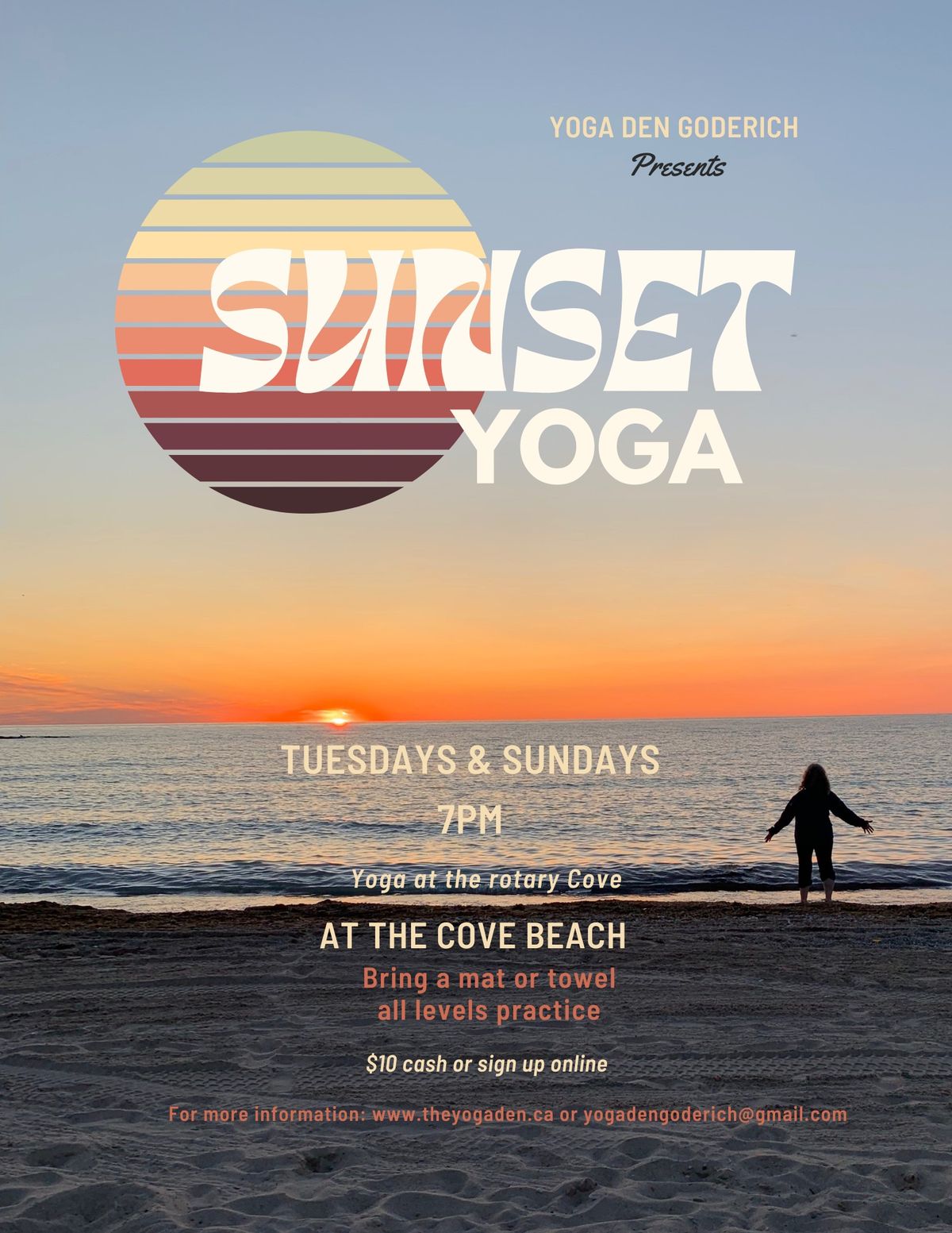 Sunset yoga 