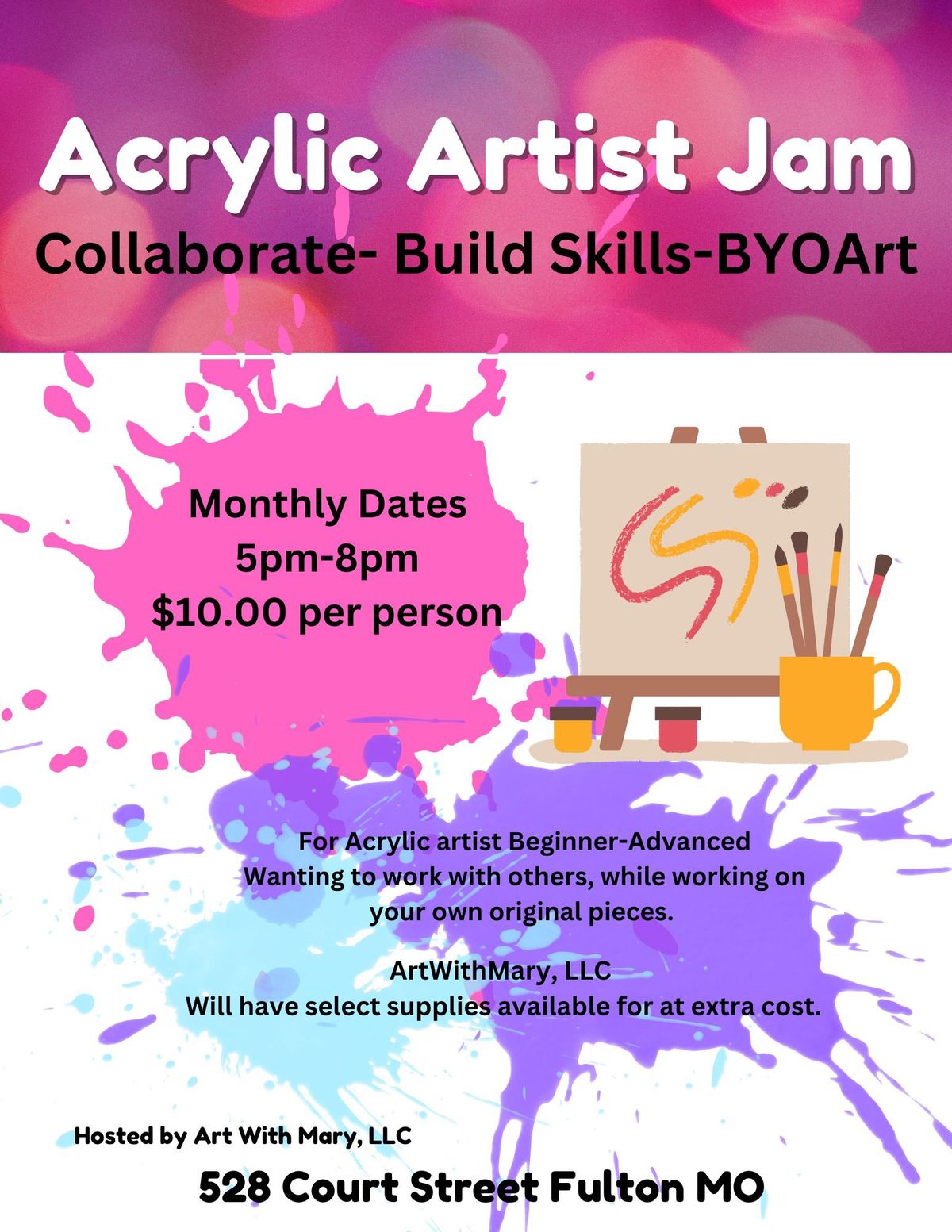 Acrylic Artist Jam