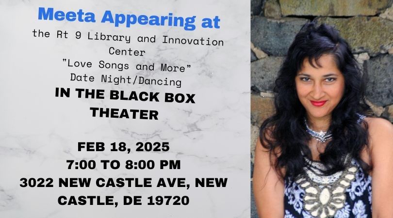 Meeta at Rt 9 Library Love Songs and More Dance Date Party