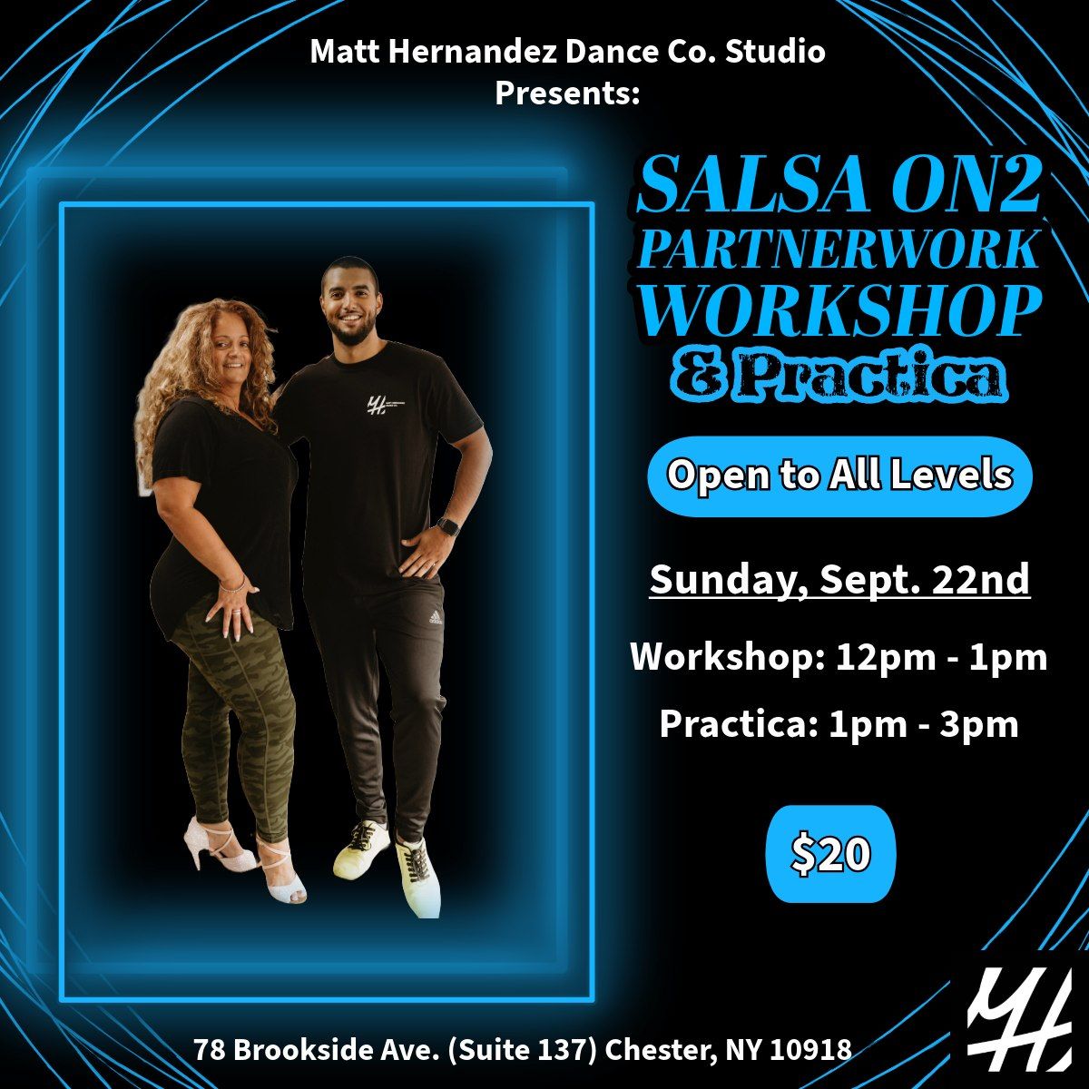 Salsa On2 Partnerwork Workshop & Practica (All-Levels)