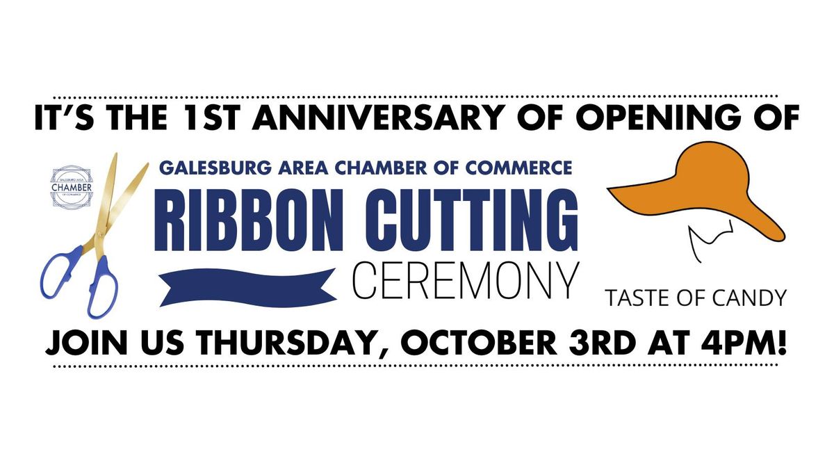 Chamber Ribbon Cutting at Taste of Candy