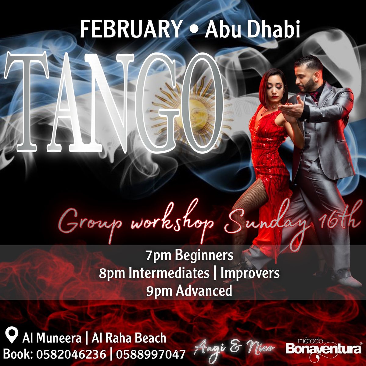 Argentine Tango group workshop in Abu Dhabi