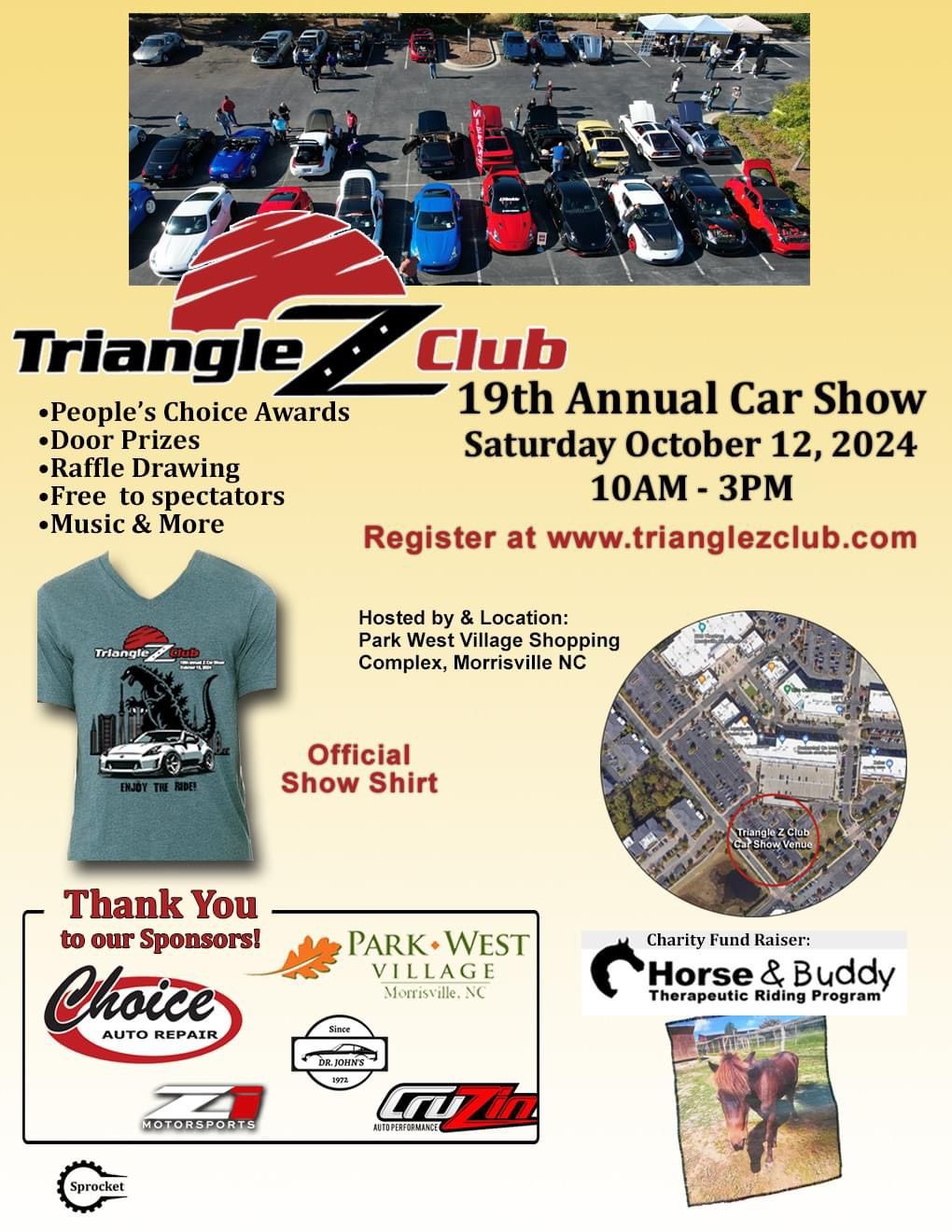 Triangle  Z Clubs 19th Annual Car Show 