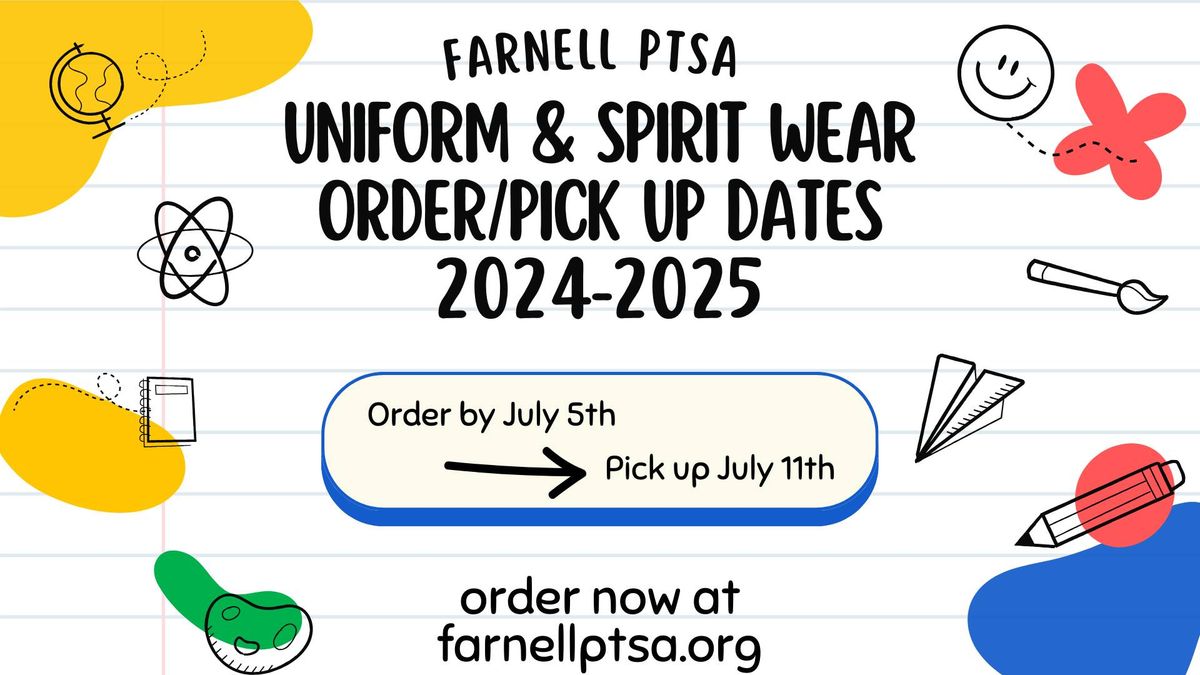 Uniform & Spirit Wear Order\/Pick Up