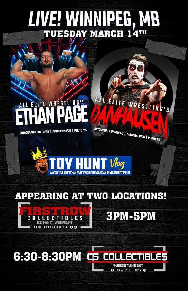 AEW'S "All Ego" Ethan Page and Danhausen Live Meet & Greet