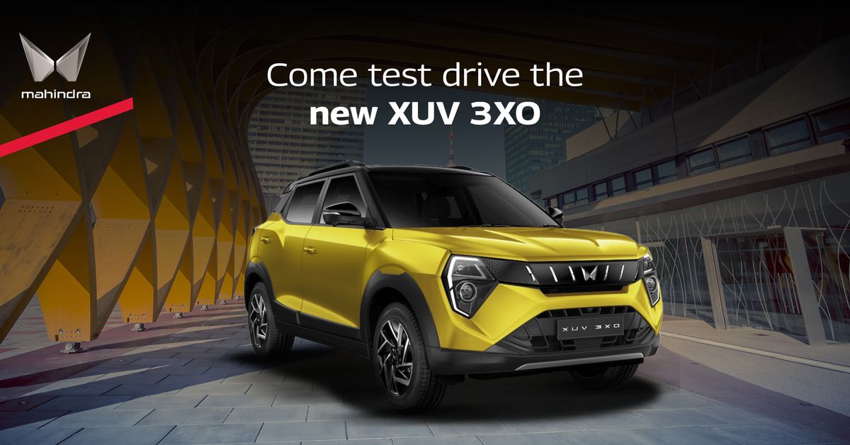 Come test drive the Mahindra XUV 3XO