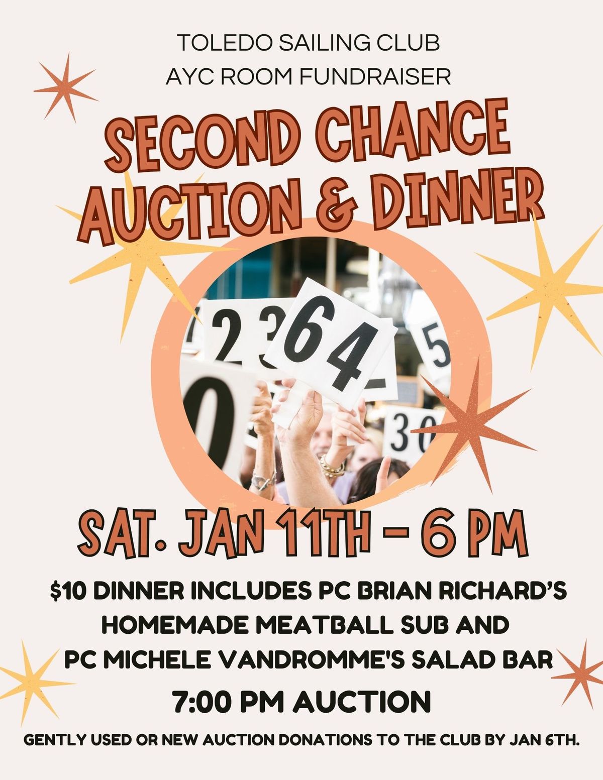 TSC Second Chance Auction & Dinner -Not a public event