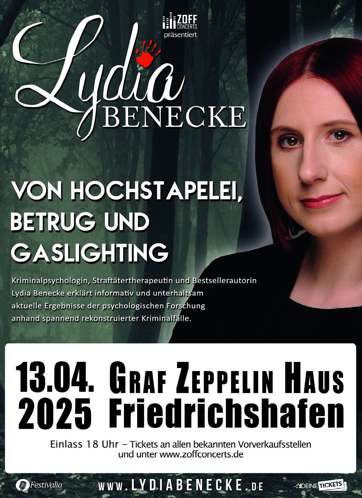 Friedrichshafen - Lydia Benecke - Von Hochstapelei, Betrug und Gaslighting 