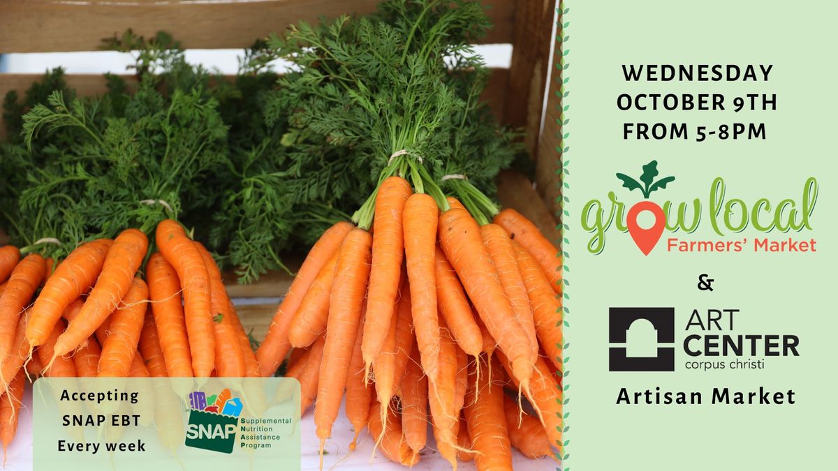 Grow Local Farmers' Market | Wednesday October 9th 2024