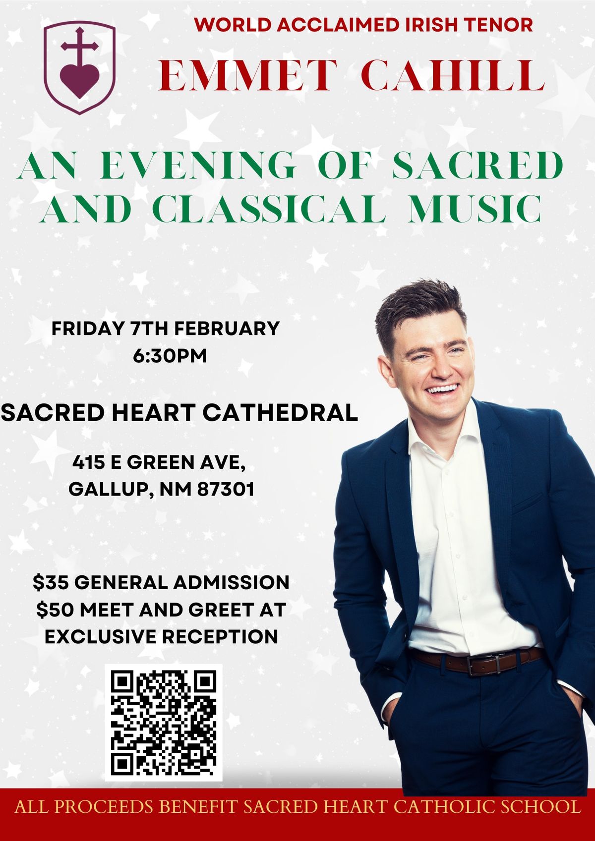 Irish Tenor Emmet Cahill Comes to Gallup