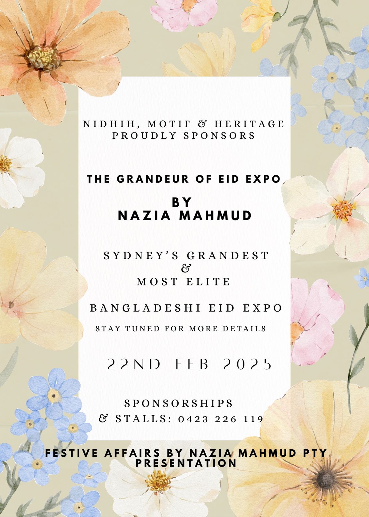 The Grandeur of Eid Expo By Nazia Mahmud