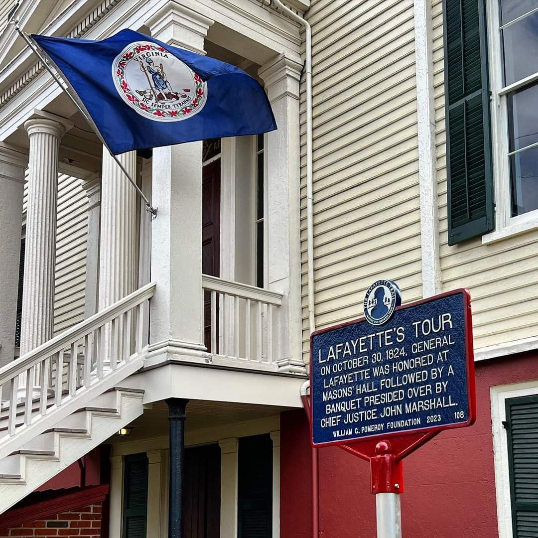 Lafayette Visits Masons Hall Bicentennial Reenactment