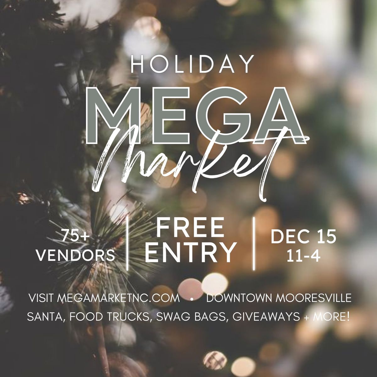 Holiday MEGA Market with Santa!\ud83c\udf84