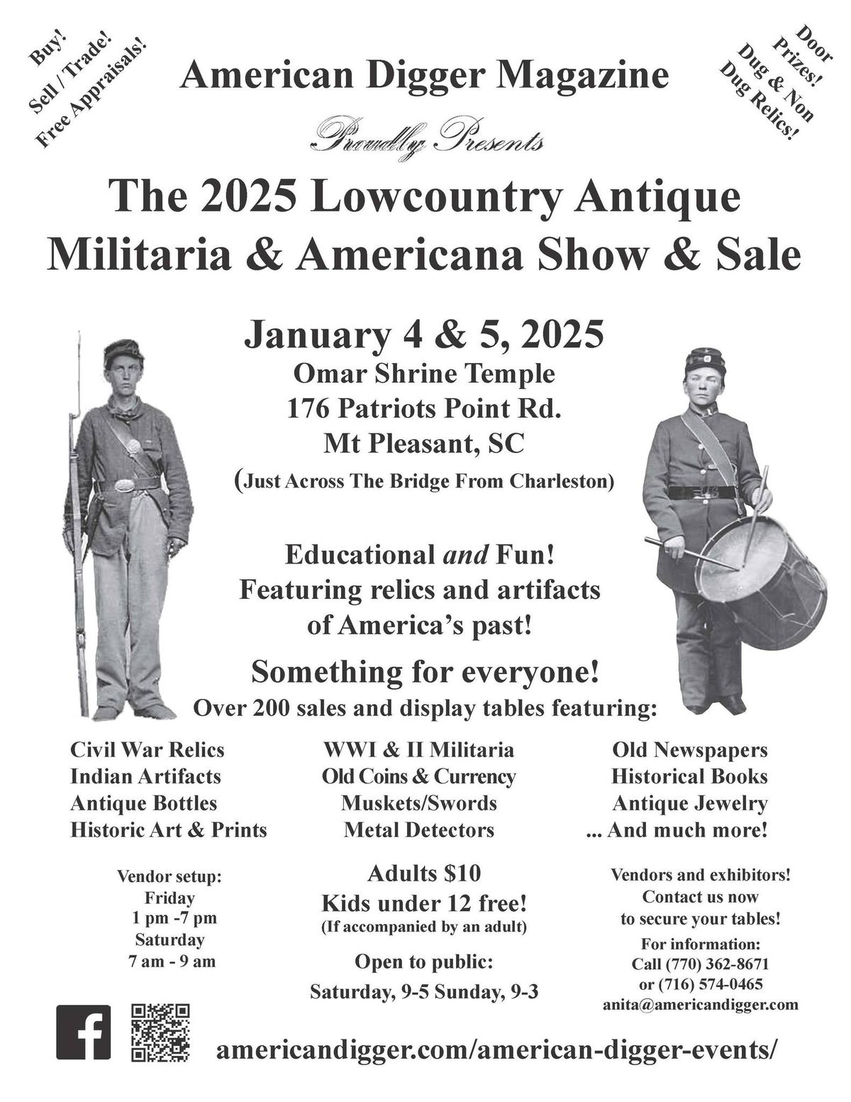 The 2025 Lowcountry Antique Militaria & Americana Show & Sale