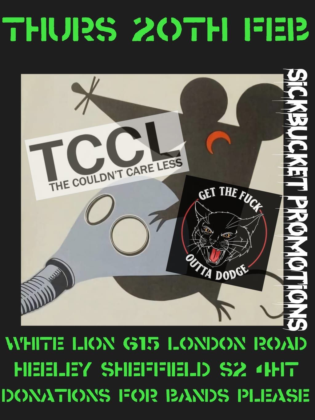 February punk night @ the white TCCL\/GTFOD