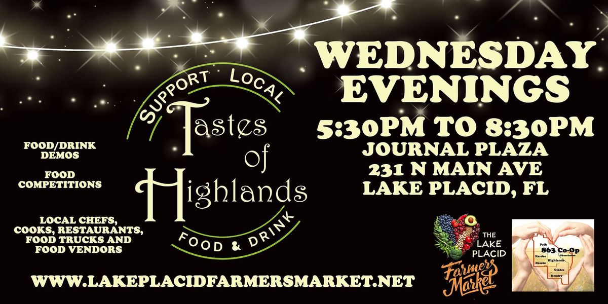 Tastes of Highlands Wednesday Evenings