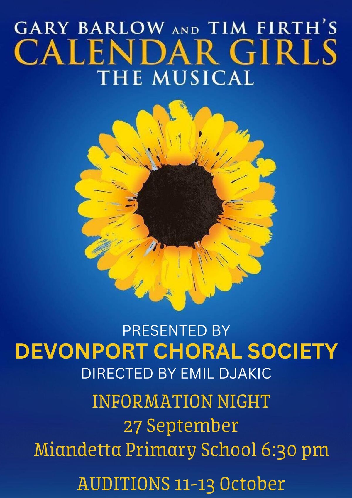 Calendar Girls Information Night