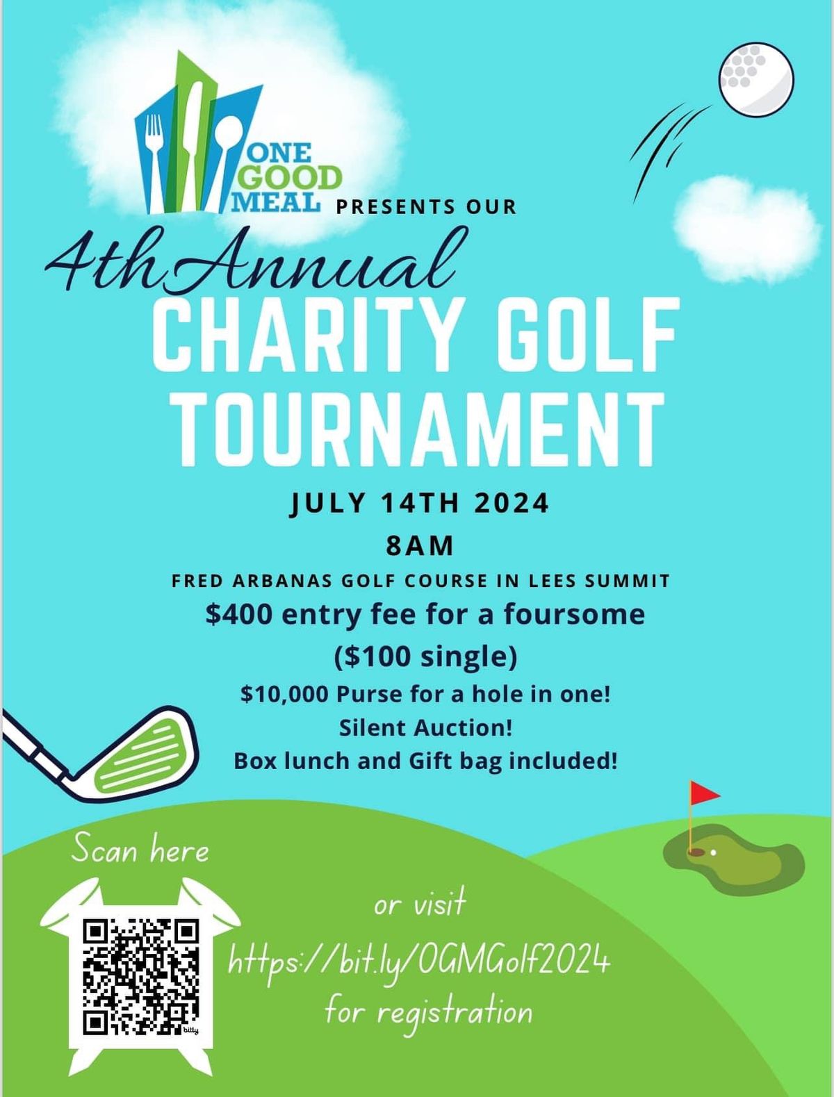 4th Annual Golf Tournament benefiting One Good Meal