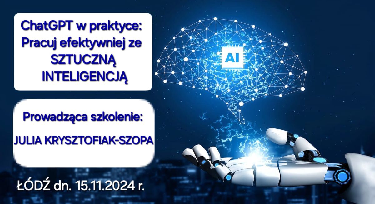 ChatGPT w praktyce: Pracuj efektywnie ze SZTUCZN\u0104 INTELIGENCJ\u0104