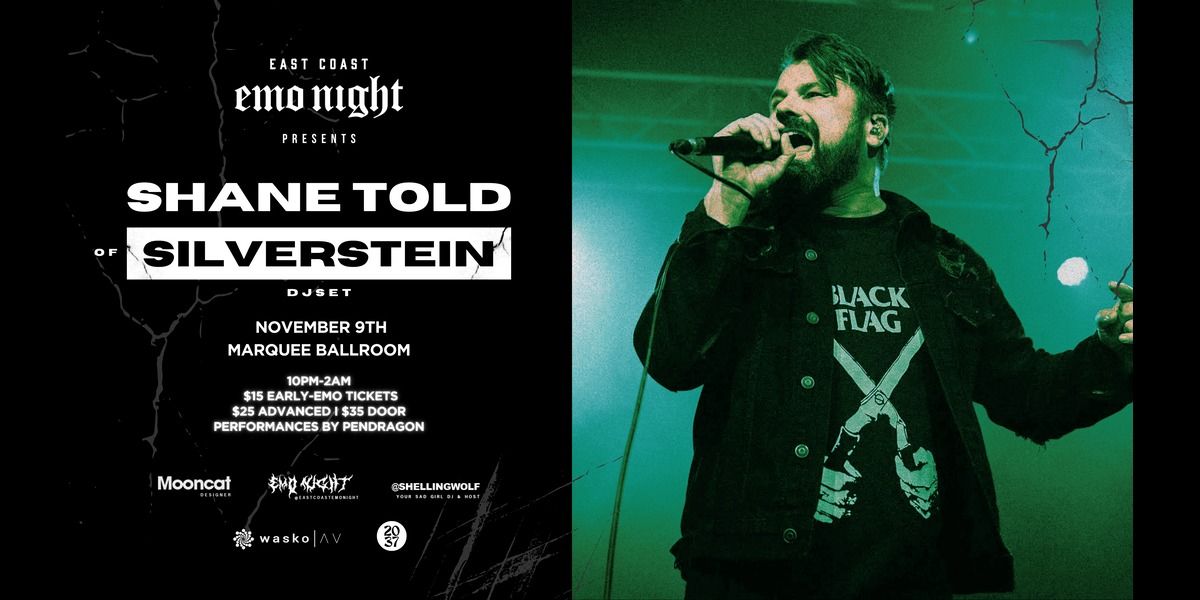 Emo Night Halifax Ft. Shane Told of Silverstein DJ Set @ The Marquee