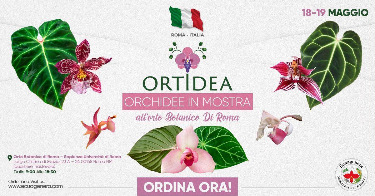 ORTIDEA - Orchidee in Mostra All\u2019Orto Botanico Di Roma