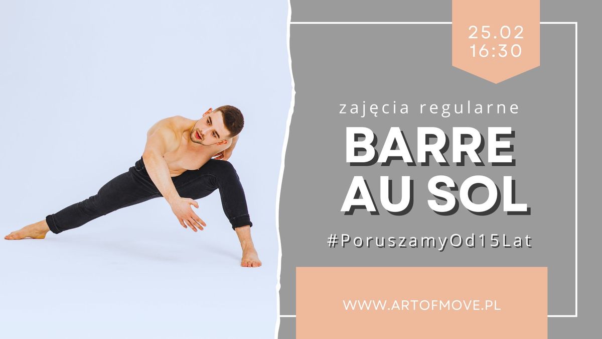 Barre Au Sol || NOWO\u015a\u0106 || zaj\u0119cia regularne \/\/ 25.02 Art of Move