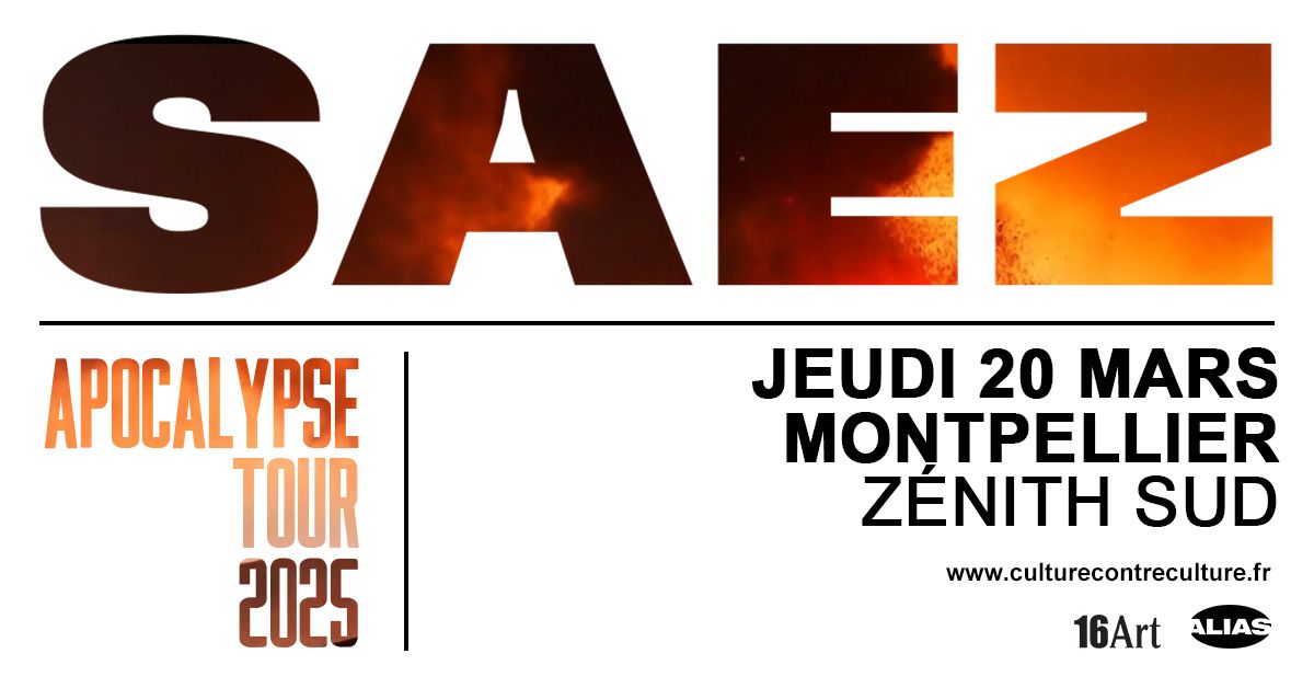 SAEZ - Z\u00c9NITH SUD - MONTPELLIER - 20 MARS 2025