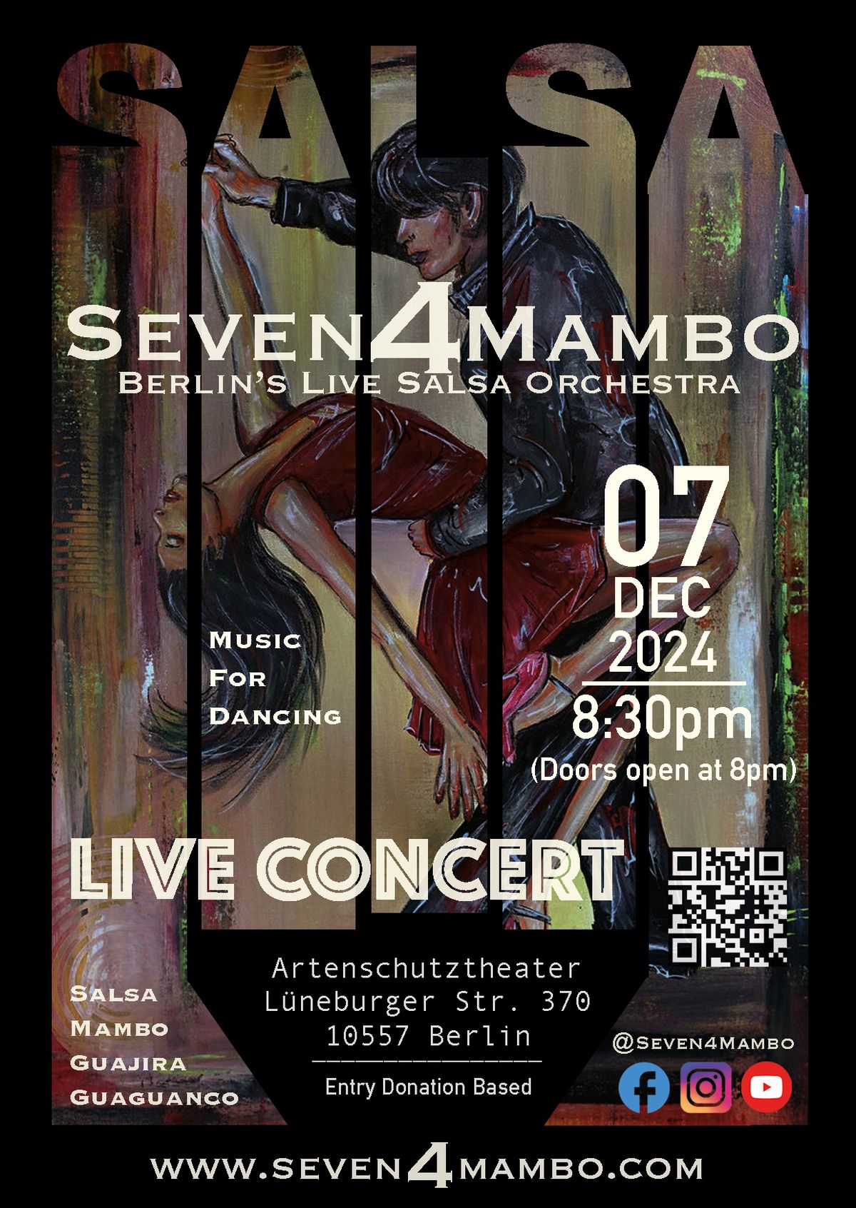 Seven4Mambo LIVE - 07.12.2024 - Artenschutz Theater