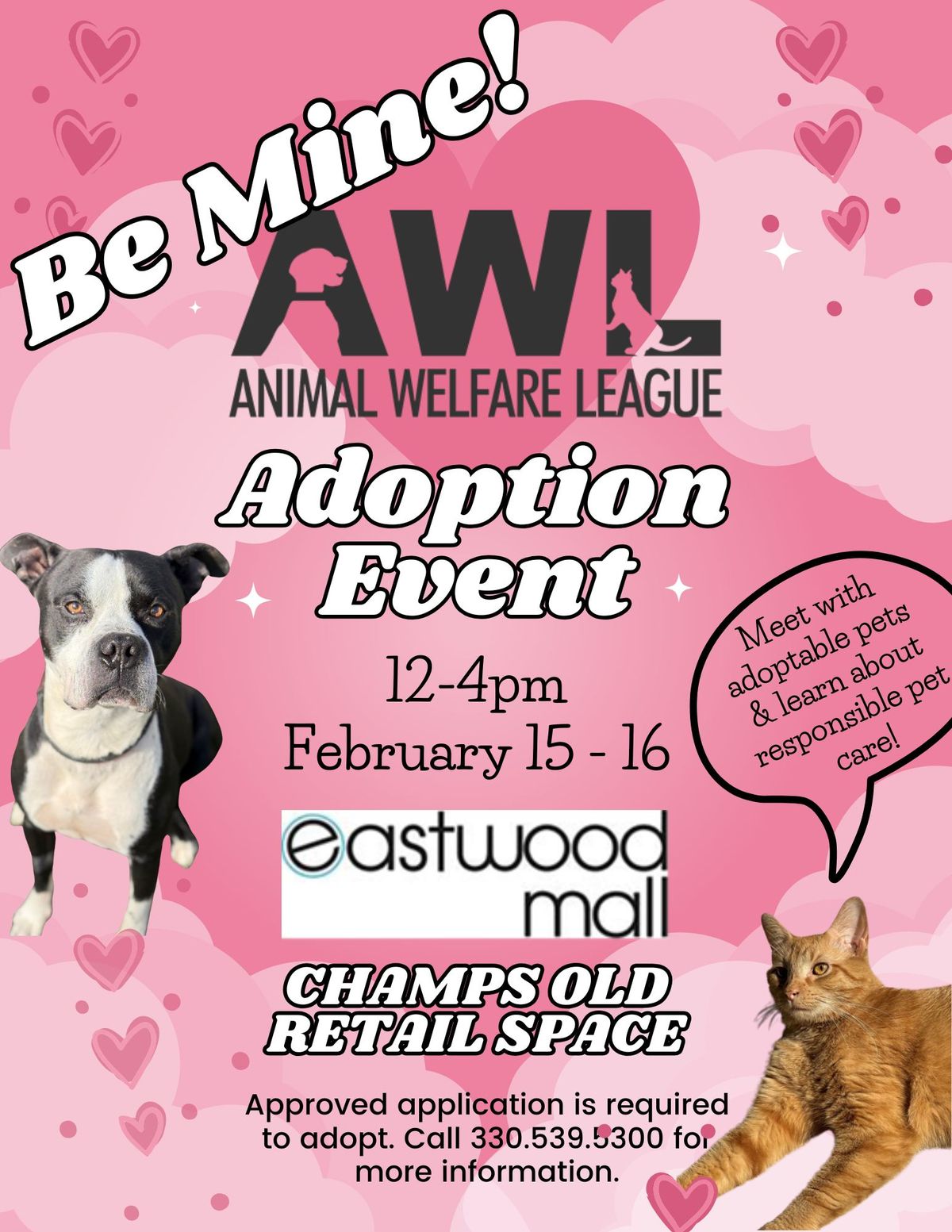 3rd Annual Be Mine Adoption Event