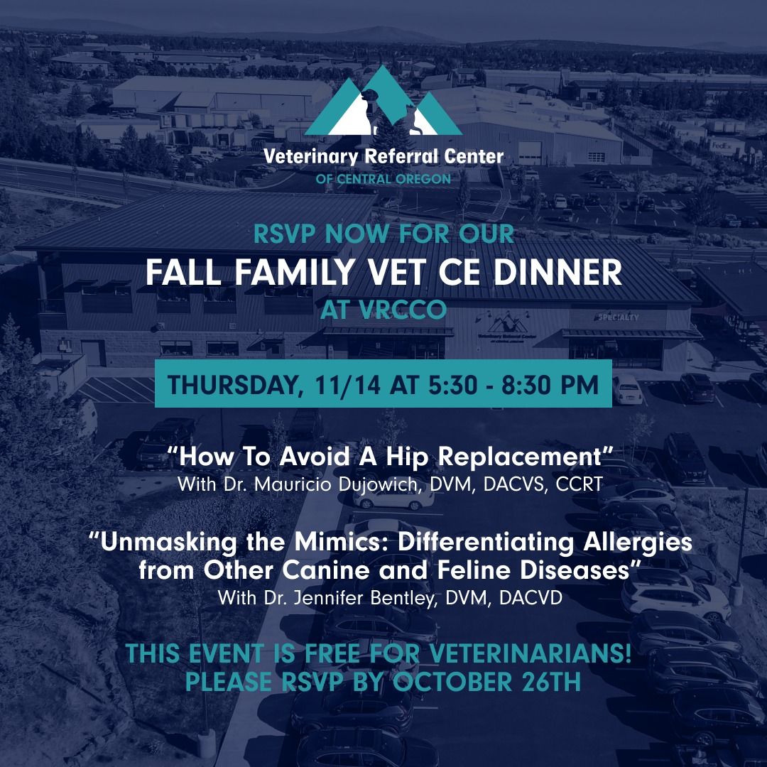 Fall Family Vet CE Dinner at VRCCO