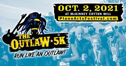Outlaw Nation 5K Run\/Walk - McKinney Cotton Mill - McKinney, TX - Oct. 2, 2021