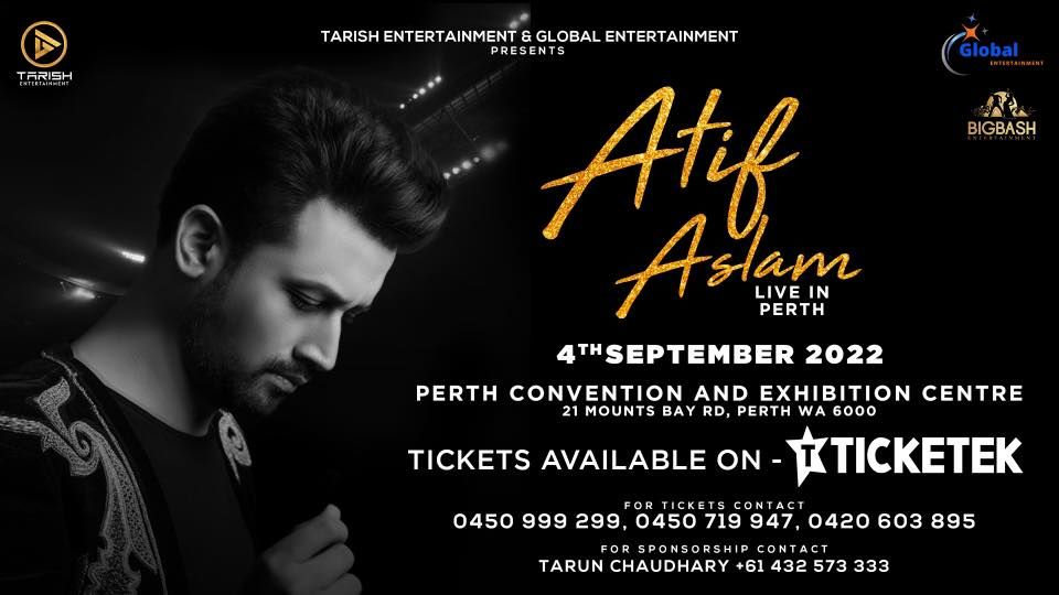 Atif Aslam Live In Concert Perth 2k22