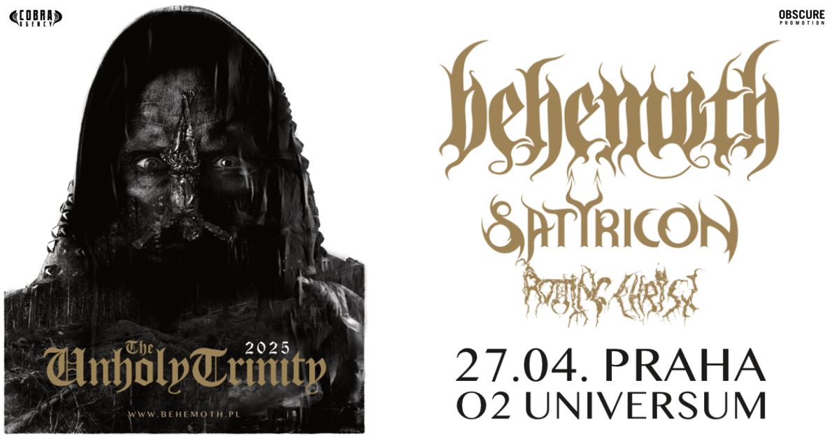 BEHEMOTH, SATYRICON, ROTTING CHRIST - Praha