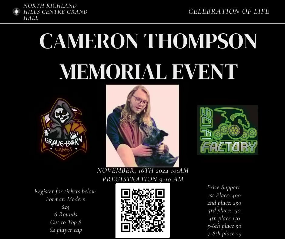 Cameron Thompson Memorial Event