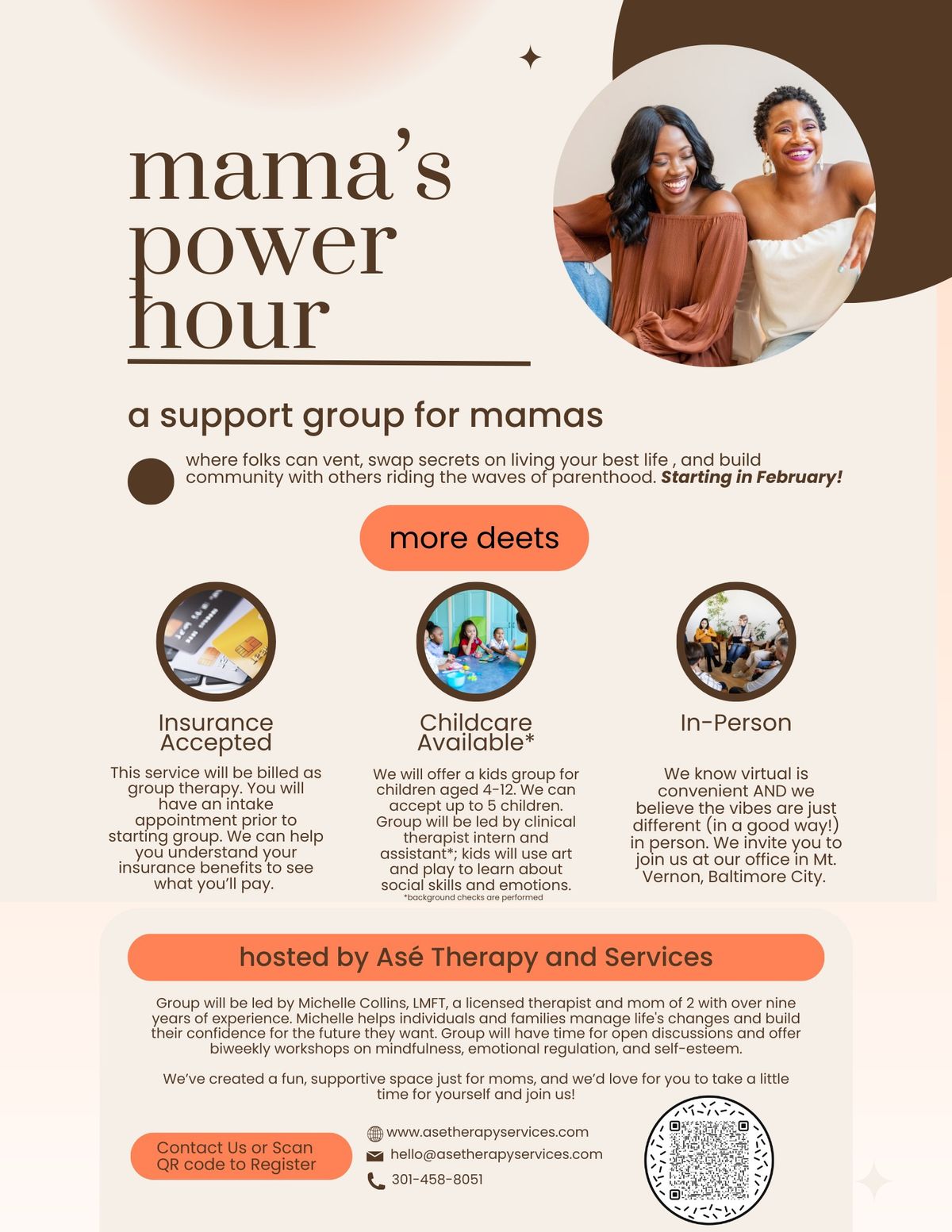 Mama\u2019s Power Hour: Support Group for Moms